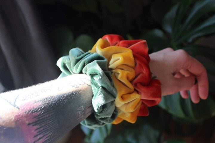 Chouchou pour cheveux Tangerine