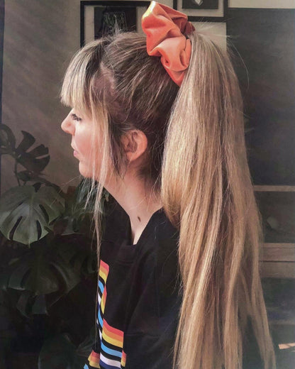 Chouchou pour cheveux Tangerine