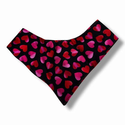 Foulard pour chien Coeurs