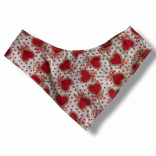 Foulard pour chien Coeur Sucré