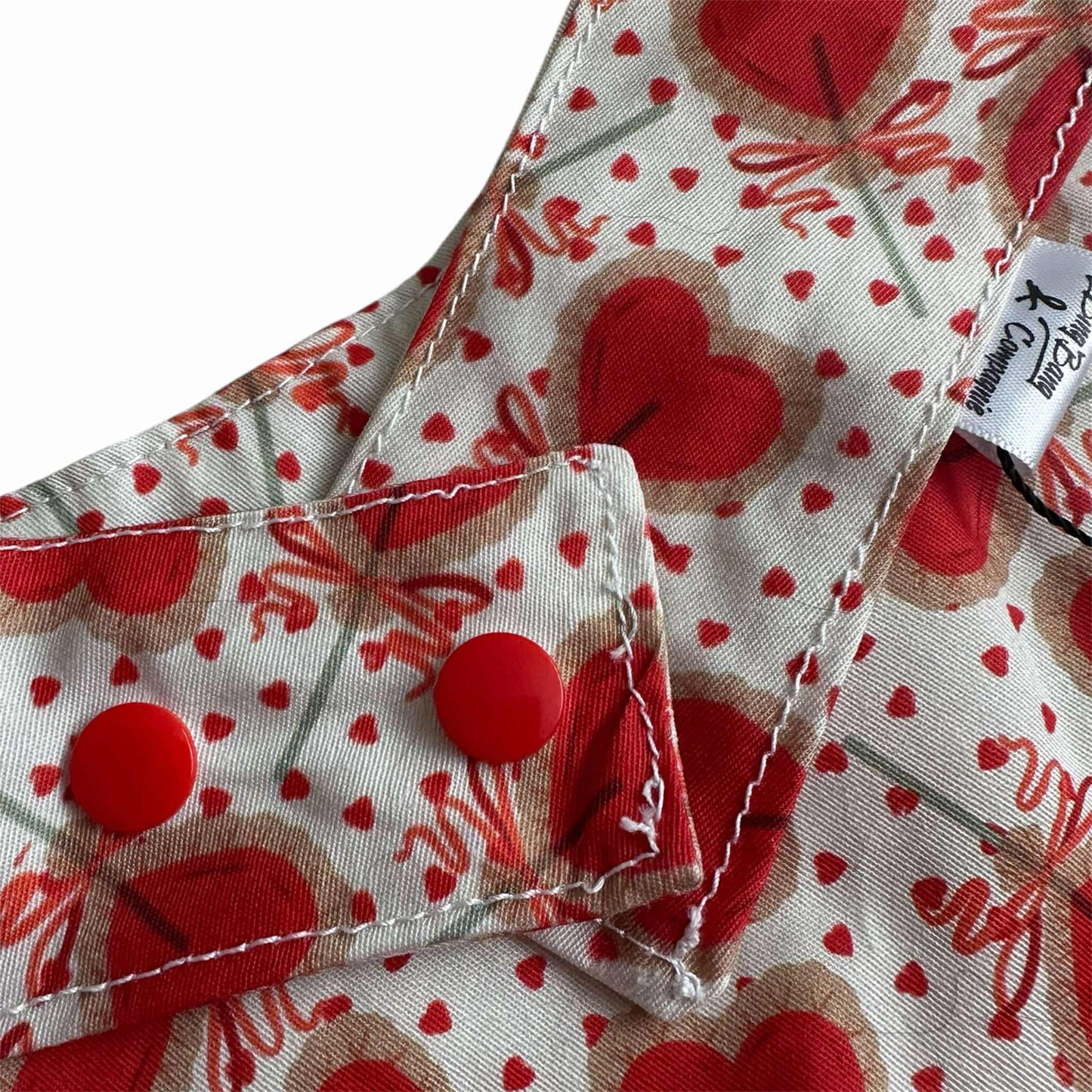 Foulard pour chien Coeur Sucré