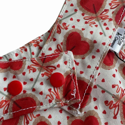 Foulard pour chien Coeur Sucré