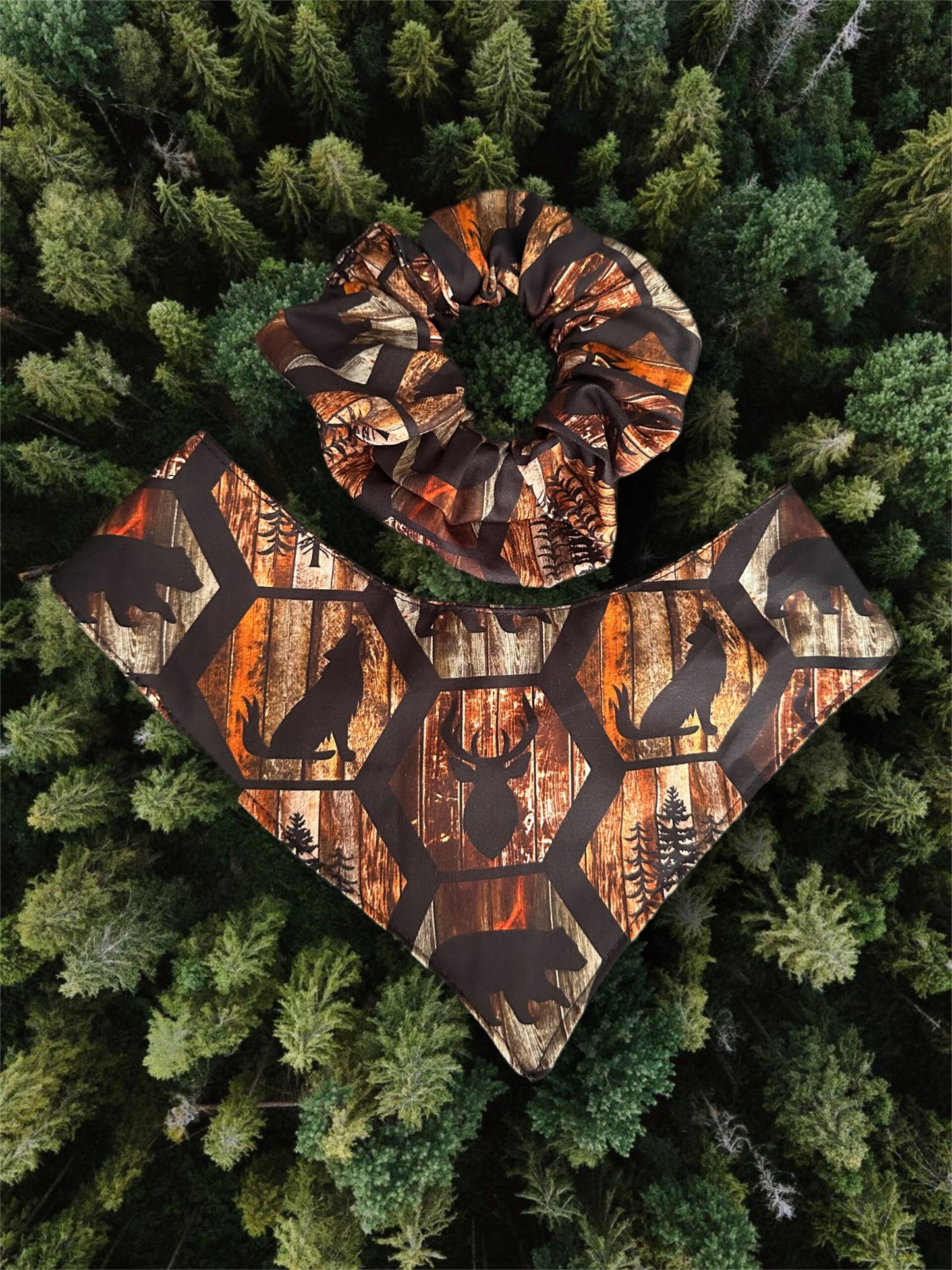 Foulard pour chien des bois