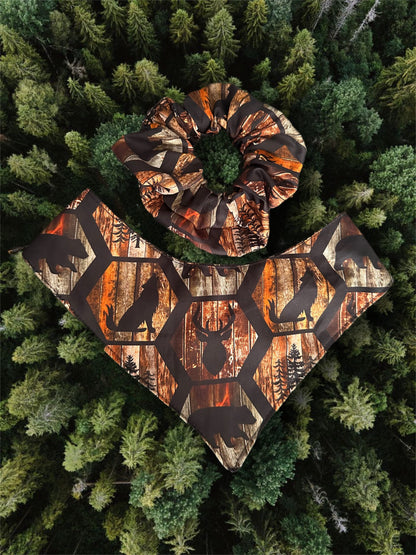 Foulard pour chien des bois