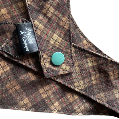 Foulard pour chien Tartan