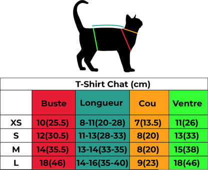 Chandail pour chat chalet