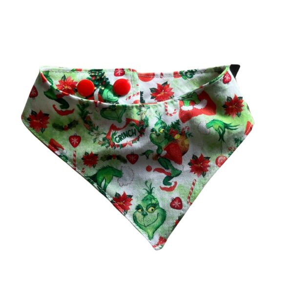 Foulard chat Grinch Blanc